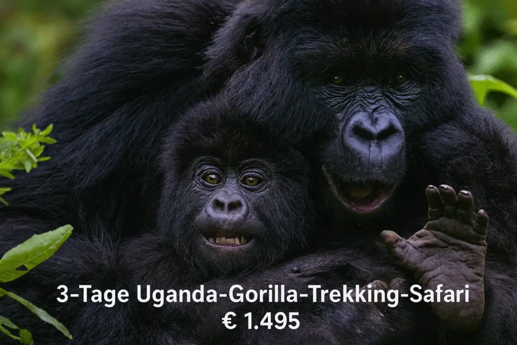 3 tage uganda gorilla trekking safari