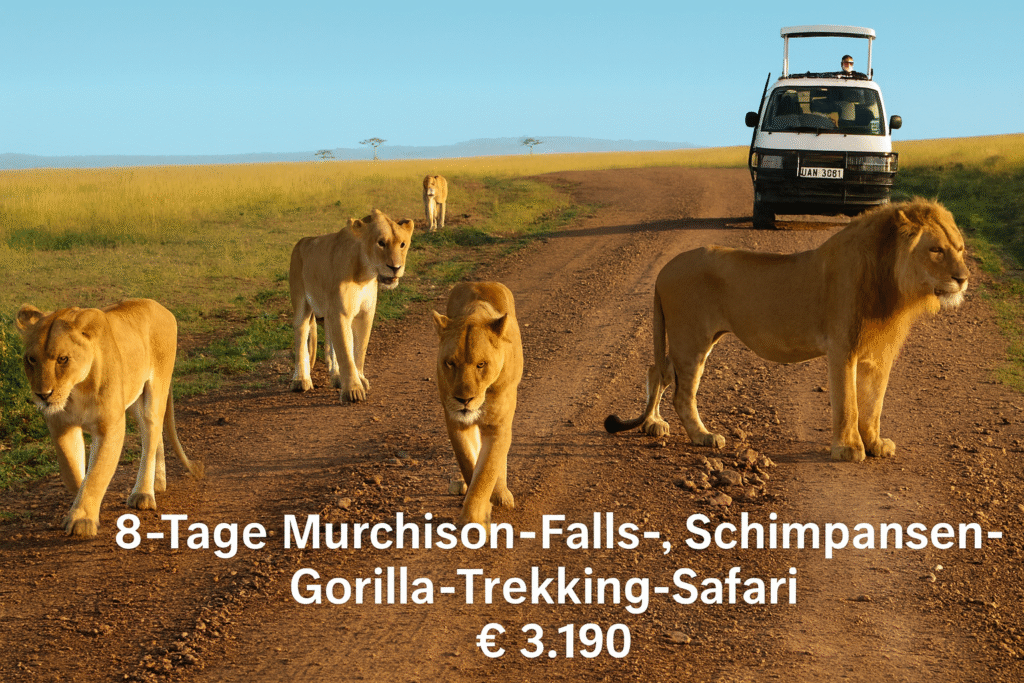 8 tage murchison falls , schimpansen & gorilla trekking safari